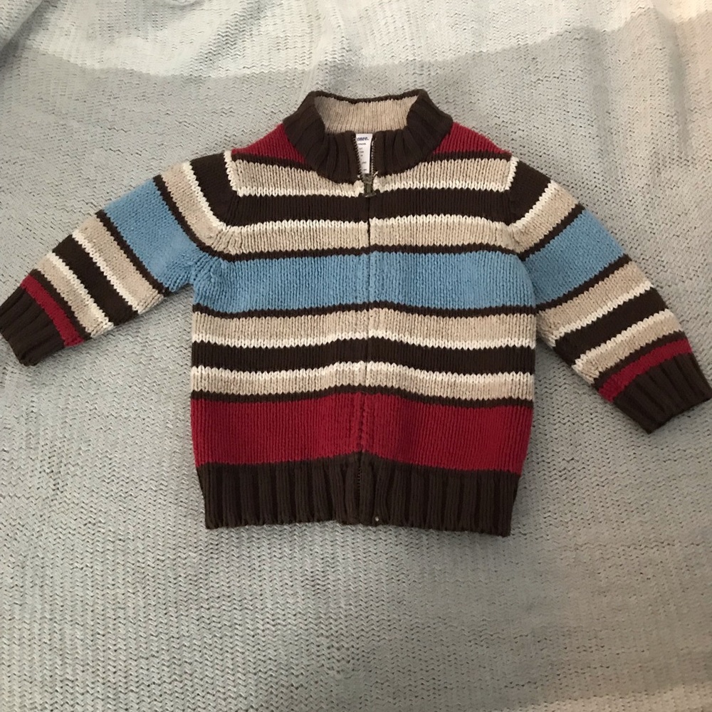2/15 or 3/20 Gymboree baby boy striped sweater